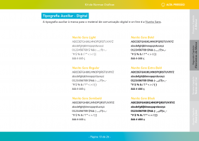 Kit de Normas Alta Pressão - Página com Tipografia