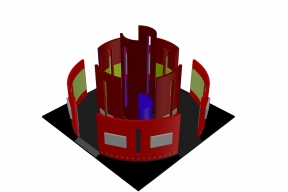 Stand de Divulgação - Render topo