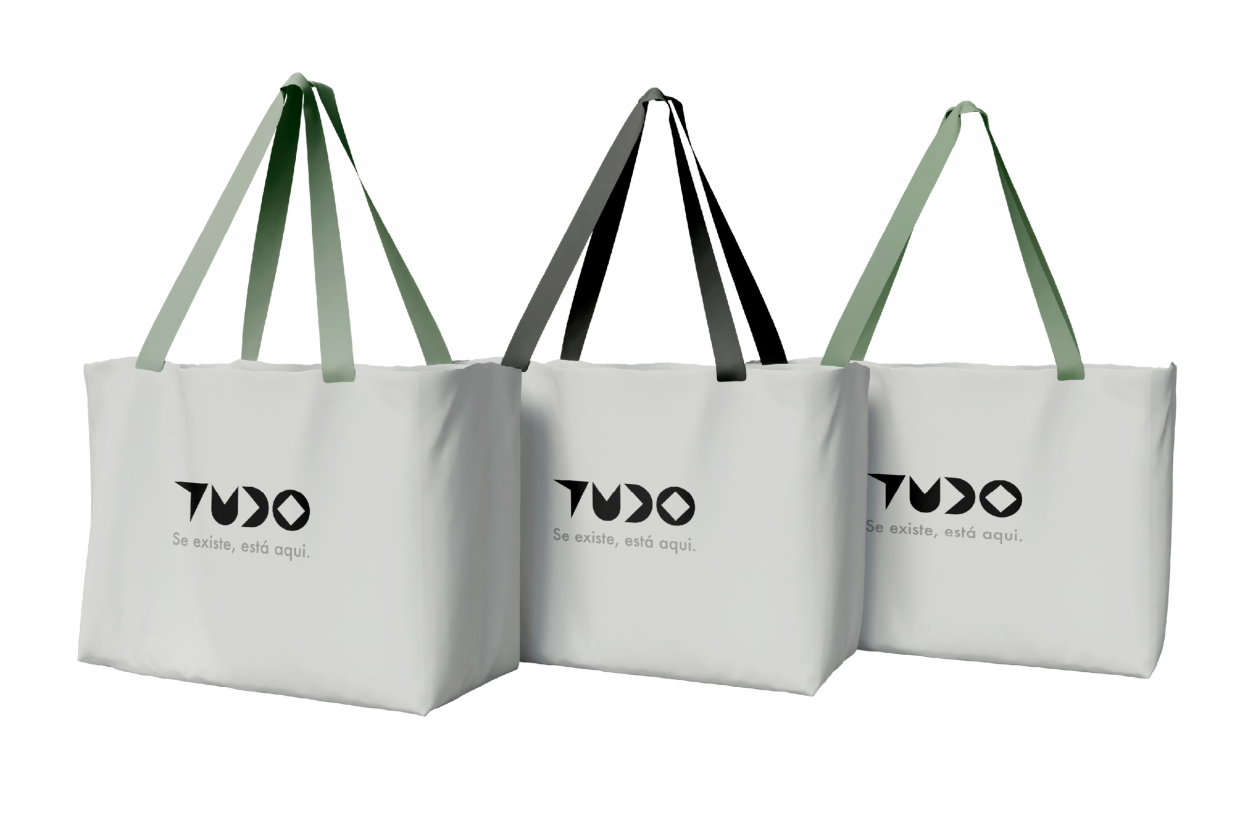 Mockup de brinde - saco de pano